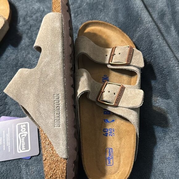 Birkenstock Brown Sandals with Contoured Footbed - Picture 2 of 6